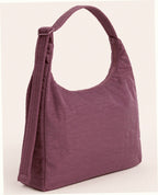 Nylon Shoulder Bag - Wild Plum