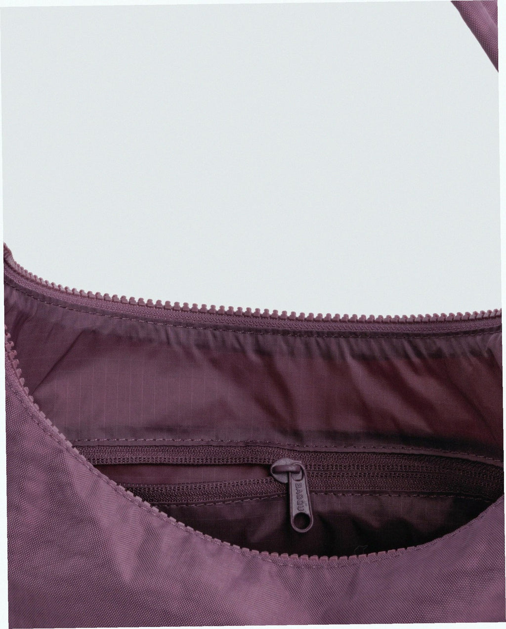 Nylon Shoulder Bag - Wild Plum