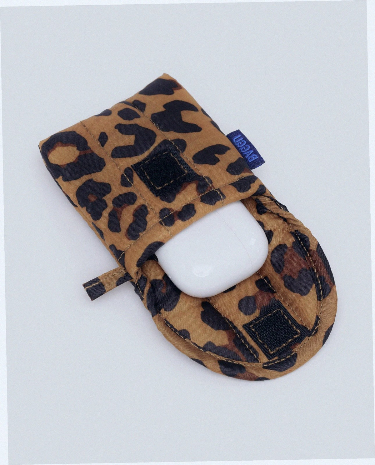 Puffy Earbud Case - Leopard
