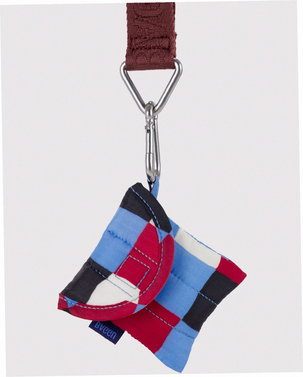 Puffy Earbud Case - Painted Check