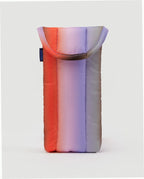 Puffy Glasses Sleeve - Gradient Stripe Poppy & Lilac