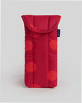 Puffy Glasses Sleeve - Red Polka Dot