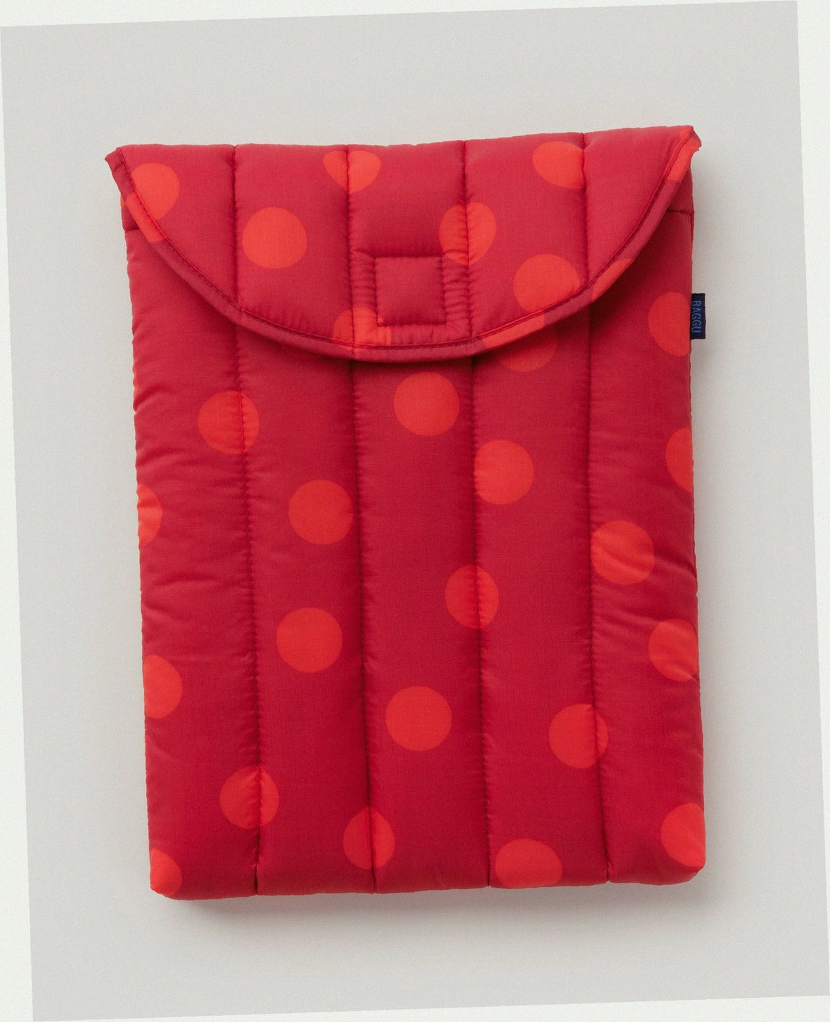 Puffy 13 Inch Laptop Sleeve - Red Polka Dot