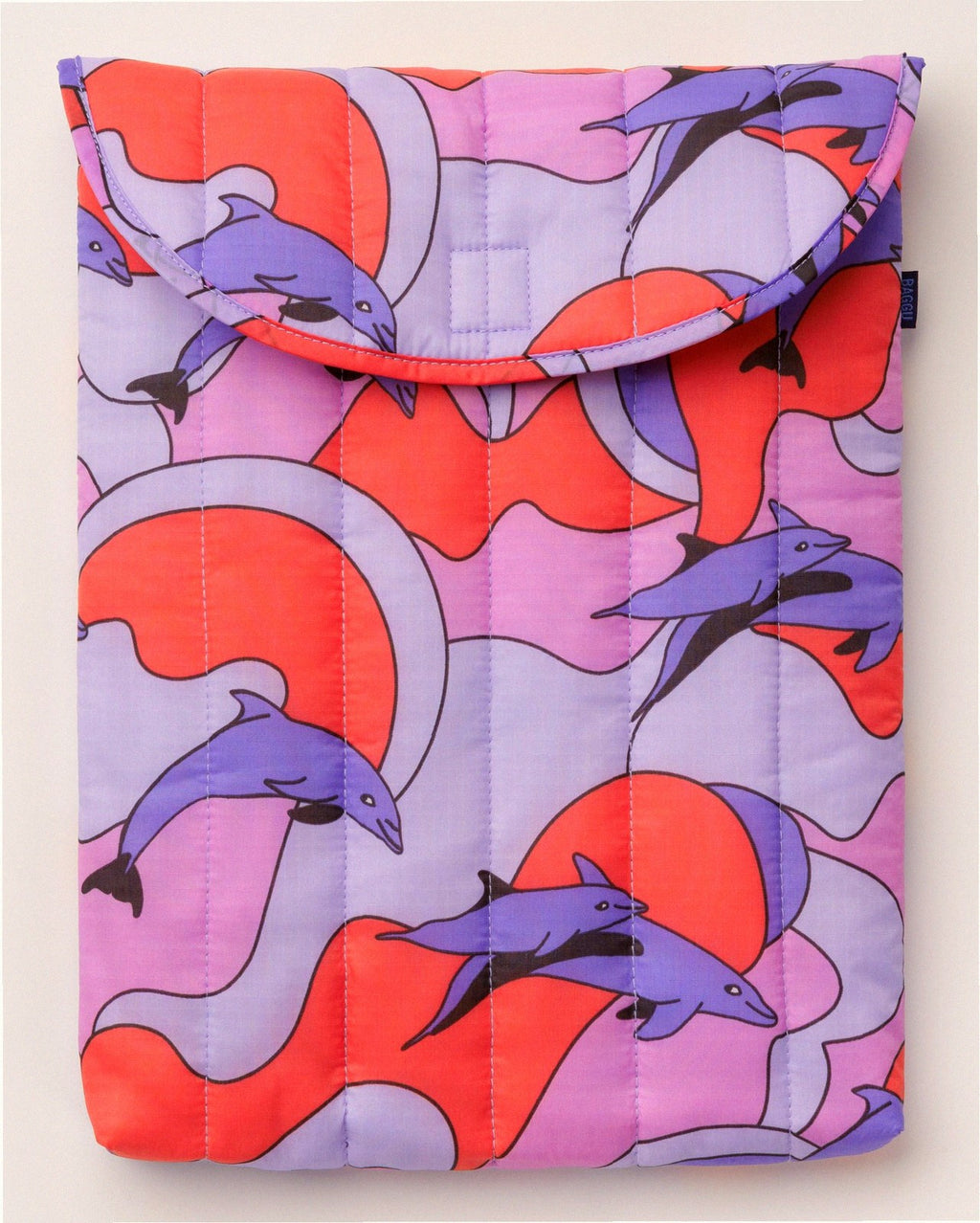 Puffy 16 Inch Laptop Sleeve - Dolphins