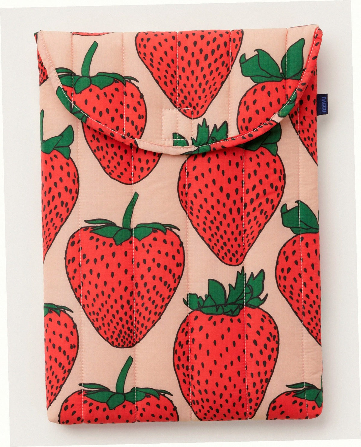 Puffy 16 Inch Laptop Sleeve - Strawberry