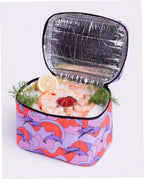 Puffy Insulated Lunch Bag - Dolphins