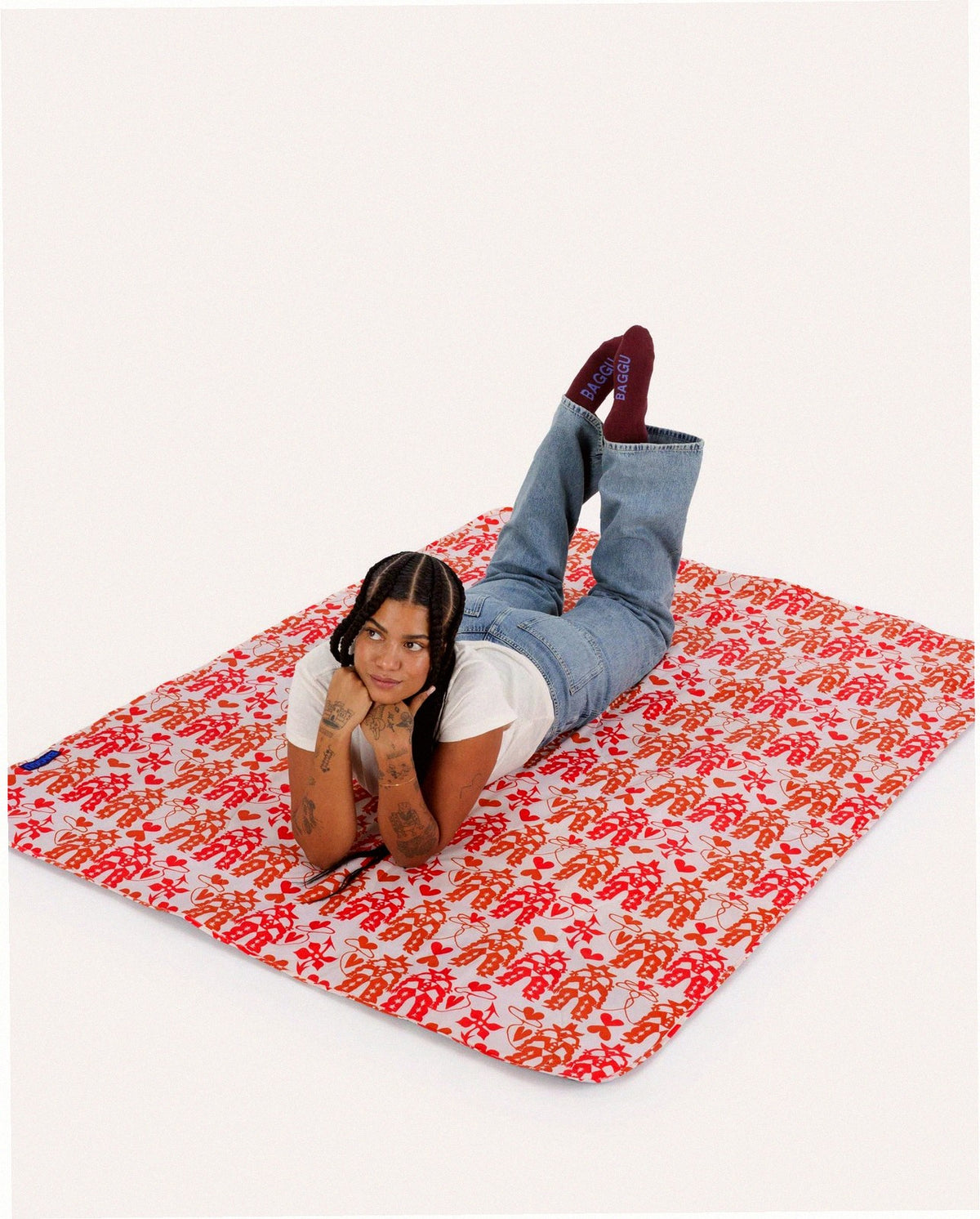 Puffy Picnic Blanket - Cowgirl