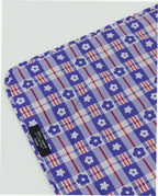 Puffy Picnic Blanket - Market Plaid Blue