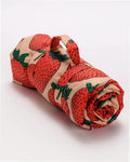Puffy Picnic Blanket - Strawberry