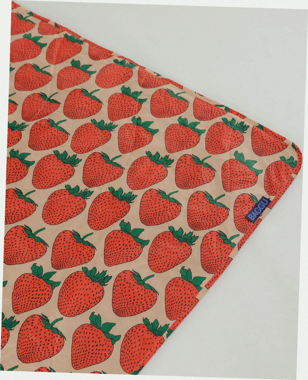 Puffy Picnic Blanket - Strawberry
