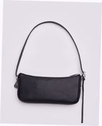 Recycled Leather Pochette - Black
