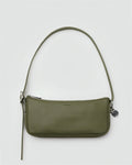 Recycled Leather Pochette - Loden