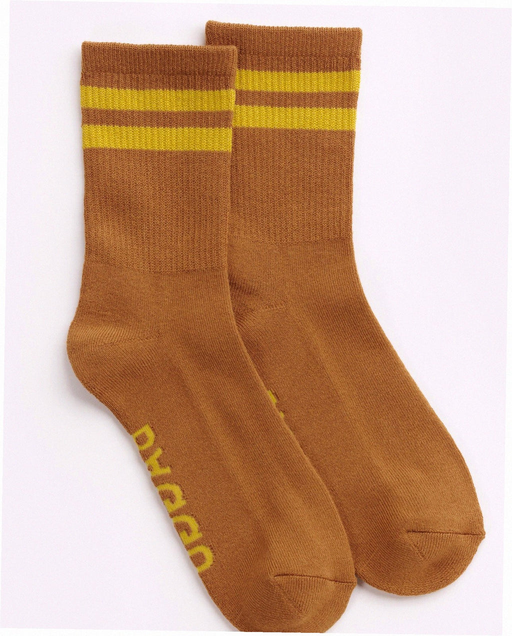Ribbed Sock - Toffee Stripe