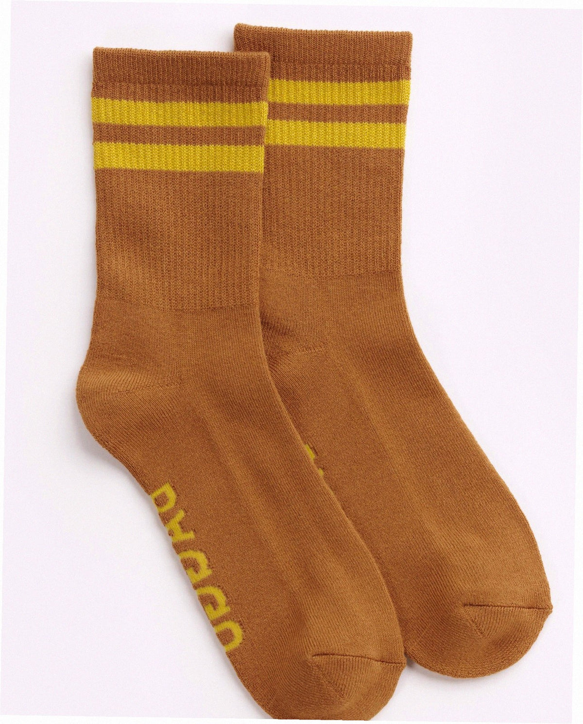 Ribbed Sock - Toffee Stripe