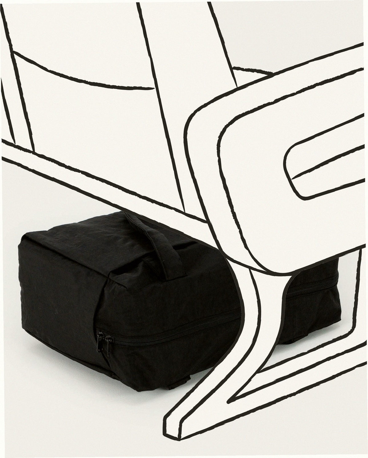 Small Cloud Carry-On Luggage - Black