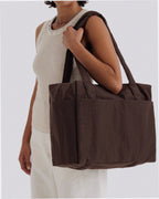 Small Cloud Carry-On Luggage - Coffee