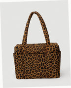Small Cloud Carry-On Luggage - Leopard