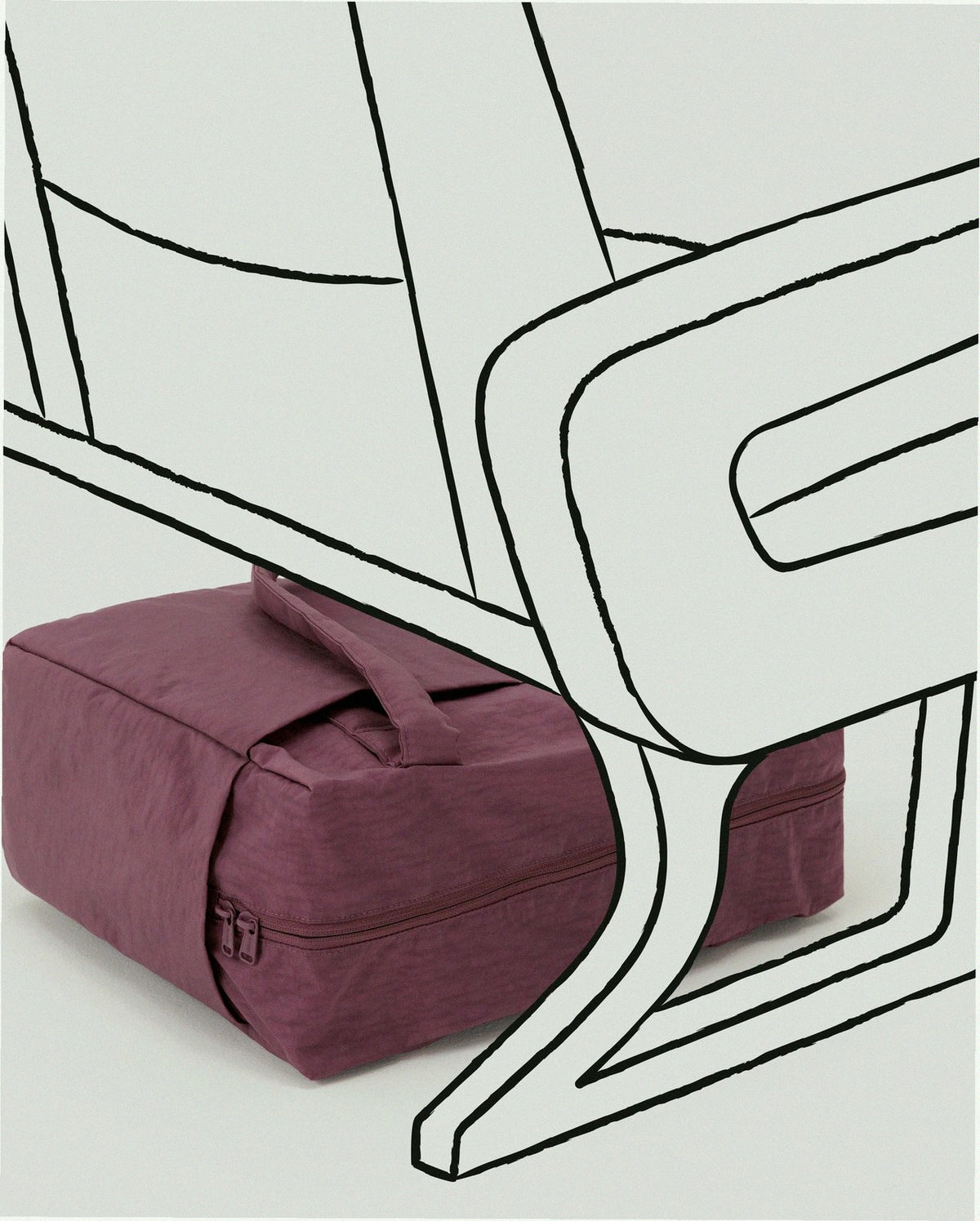 Small Cloud Carry-On Luggage - Wild Plum