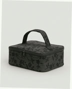 Small Cosmetic Case - Charcoal Ditsy Floral