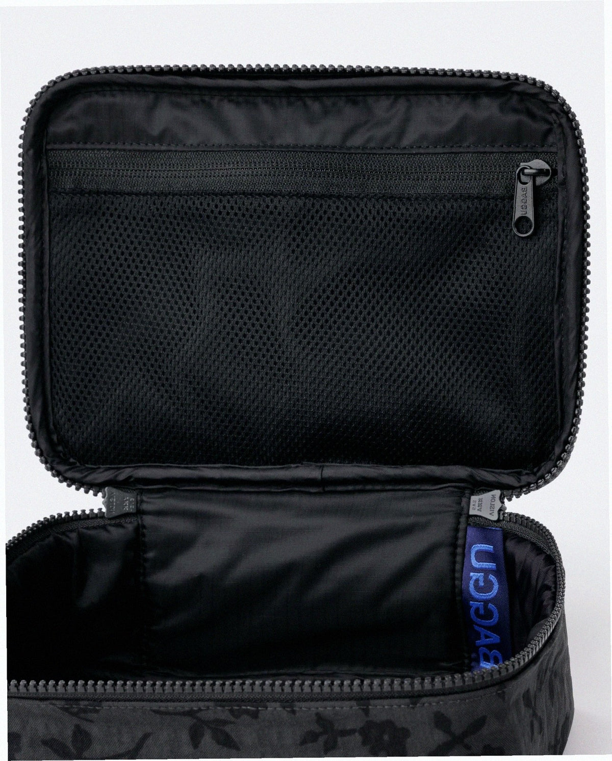 Small Cosmetic Case - Charcoal Ditsy Floral