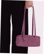 Small Nylon Bowler Bag - Wild Plum