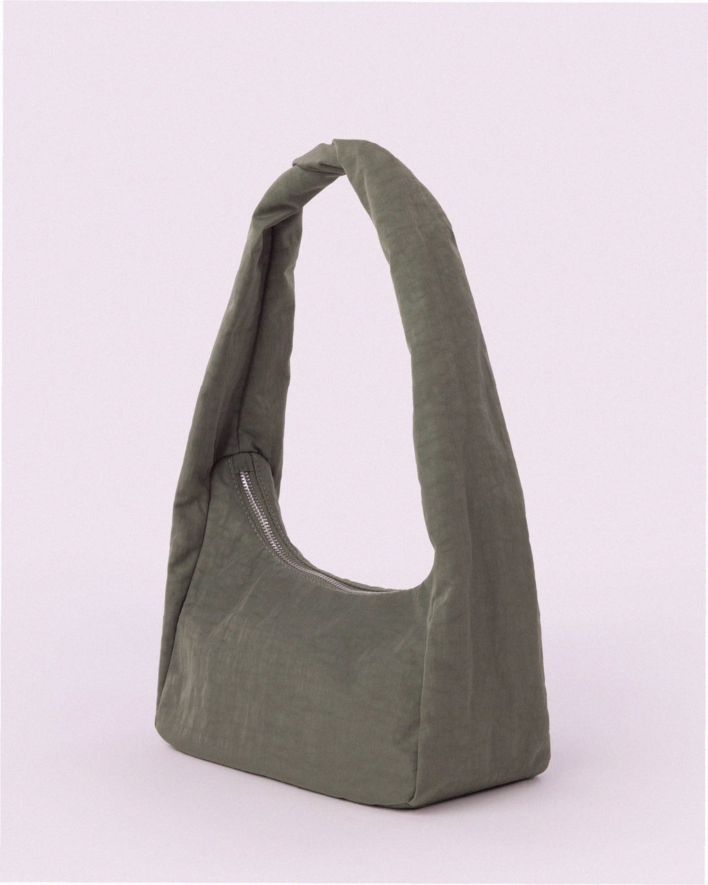 Small Nylon Meringue Bag - Caper