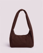 Small Nylon Meringue Bag - Coffee