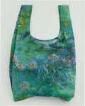 Reusable Nylon Baggu Tote Bag - Agapanthus Claude Monet
