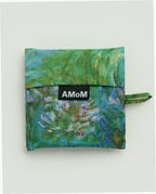 Reusable Nylon Baggu Tote Bag - Agapanthus Claude Monet