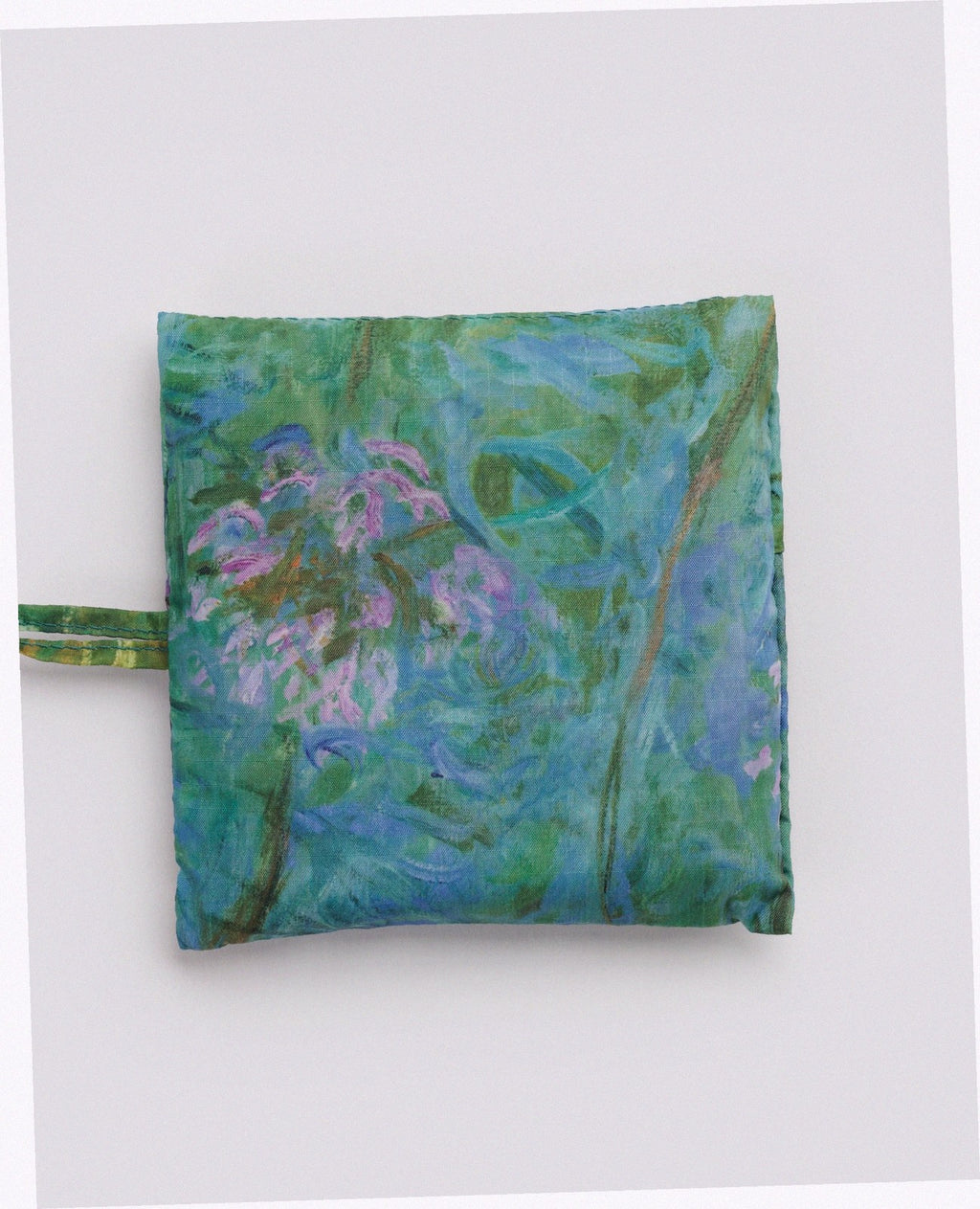 Reusable Nylon Baggu Tote Bag - Agapanthus Claude Monet