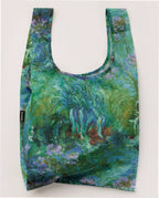 Reusable Nylon Baggu Tote Bag - Agapanthus Claude Monet