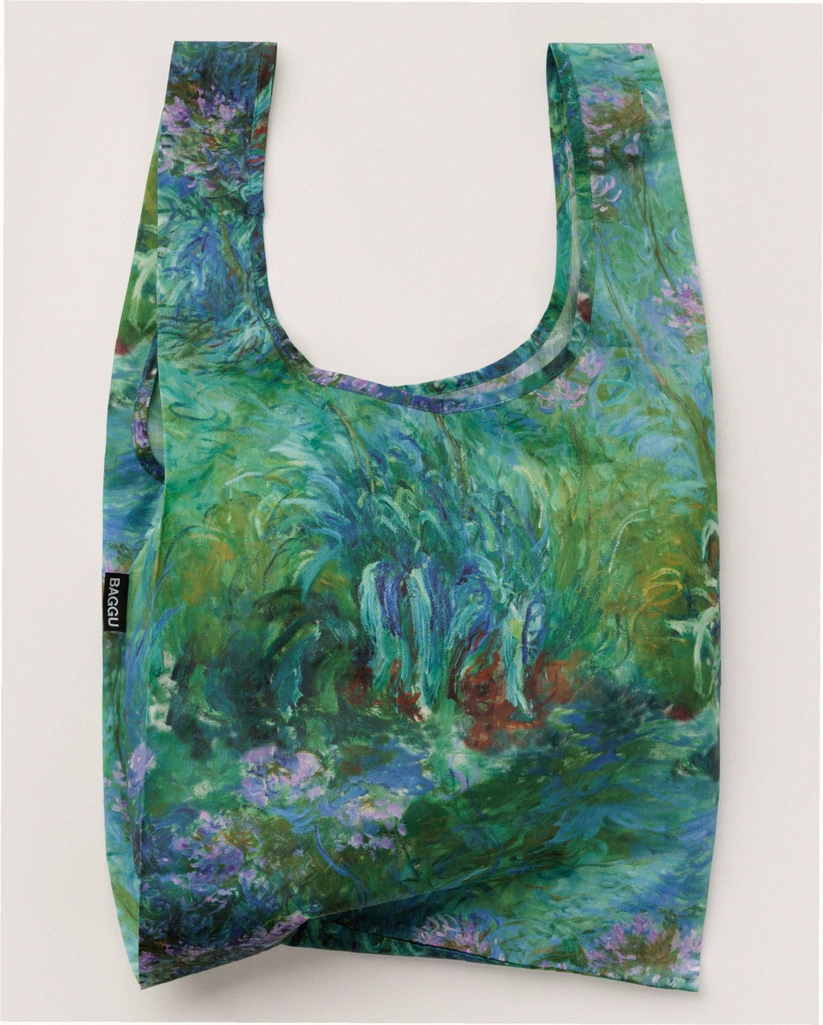 Reusable Nylon Baggu Tote Bag - Agapanthus Claude Monet