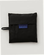 Reusable Nylon Baggu Tote Bag - Black