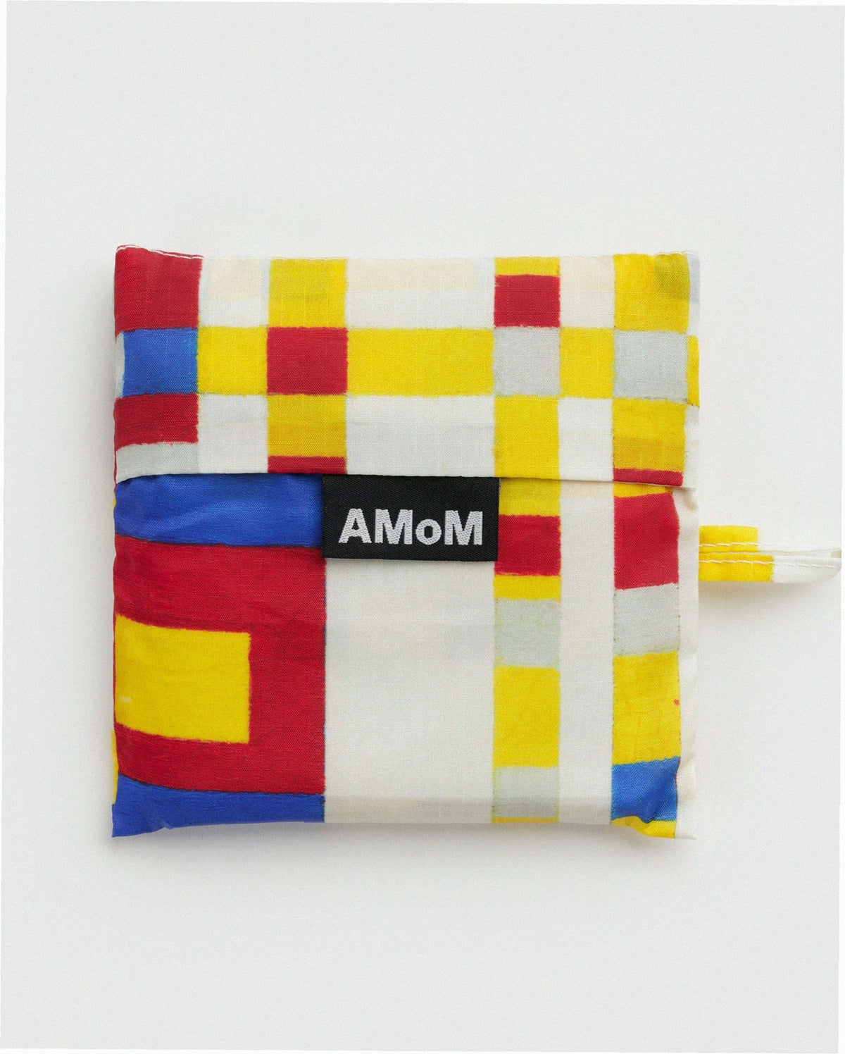 Reusable Nylon Baggu Tote Bag - Broadway Boogie Woogie Piet Mondrian