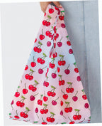 Reusable Nylon Baggu Tote Bag - Cherries