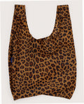 Reusable Nylon Baggu Tote Bag - Leopard