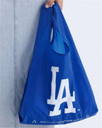 Reusable Nylon Baggu Tote Bag - Los Angeles Dodgers