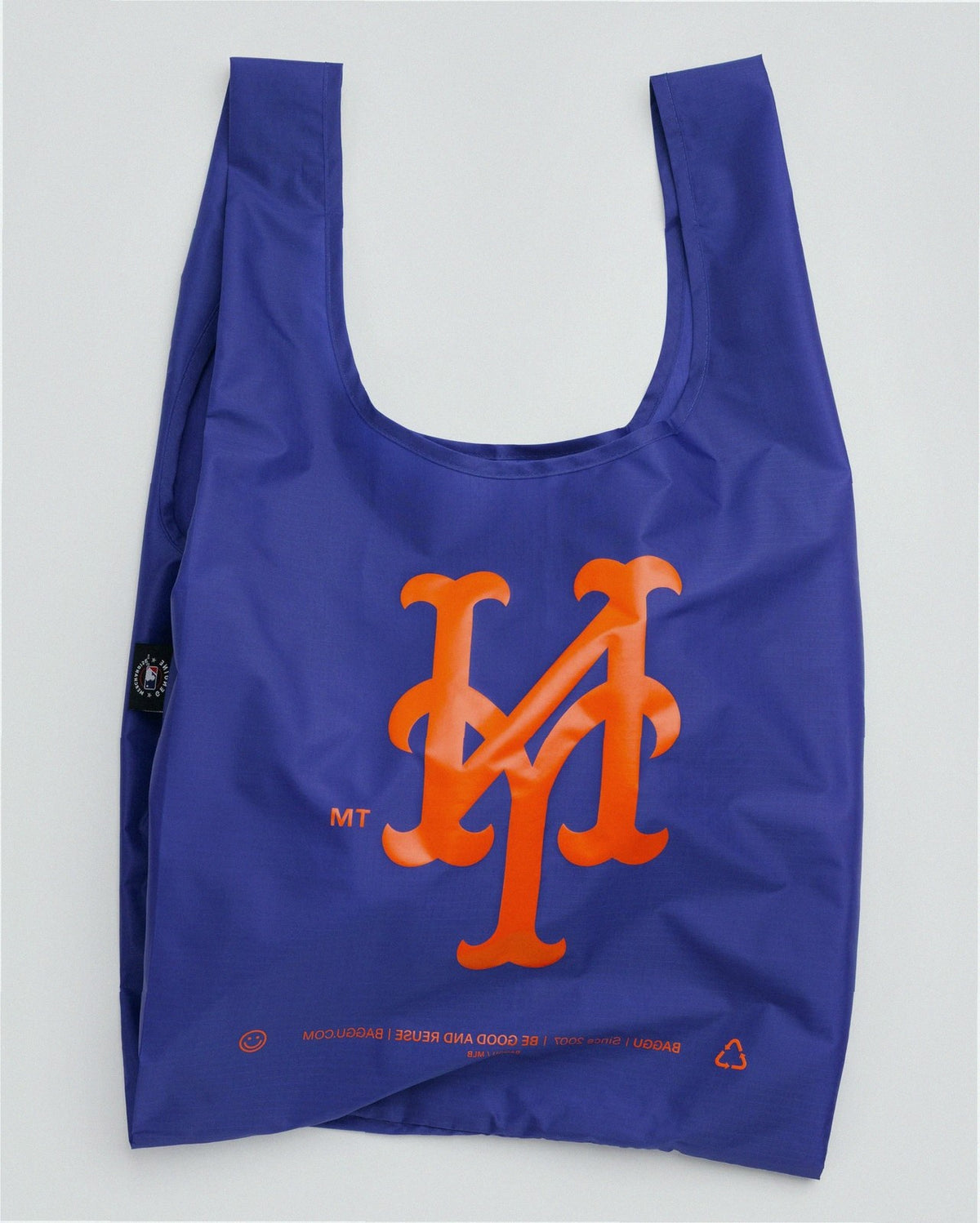 Reusable Nylon Baggu Tote Bag - New York Mets