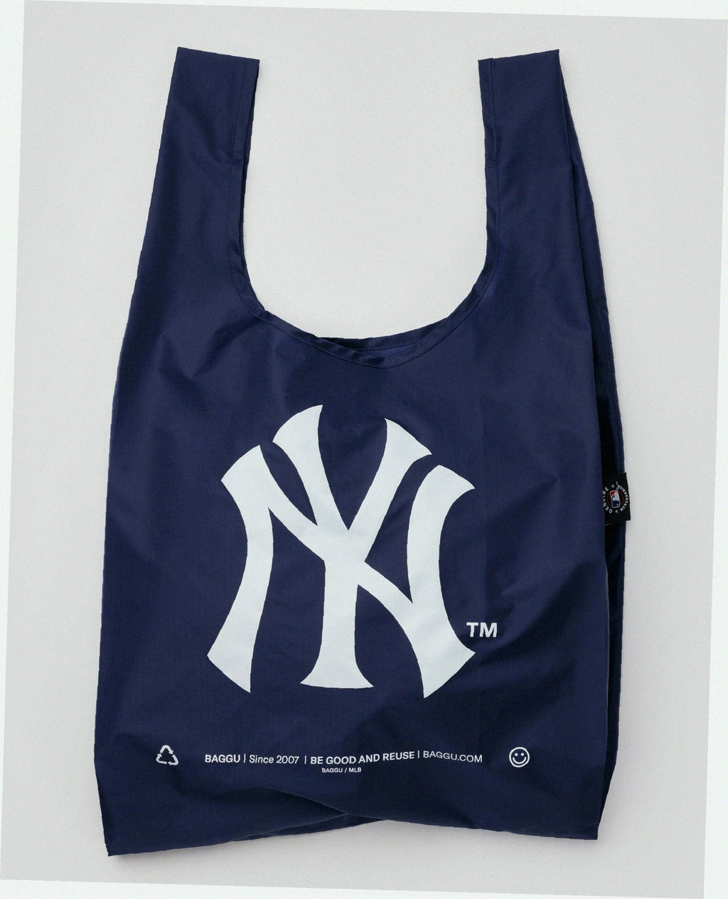 Reusable Nylon Baggu Tote Bag - New York Yankees