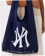 Reusable Nylon Baggu Tote Bag - New York Yankees