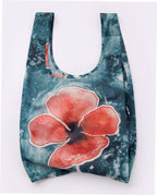 Reusable Nylon Baggu Tote Bag - Poppy Ruth Asawa