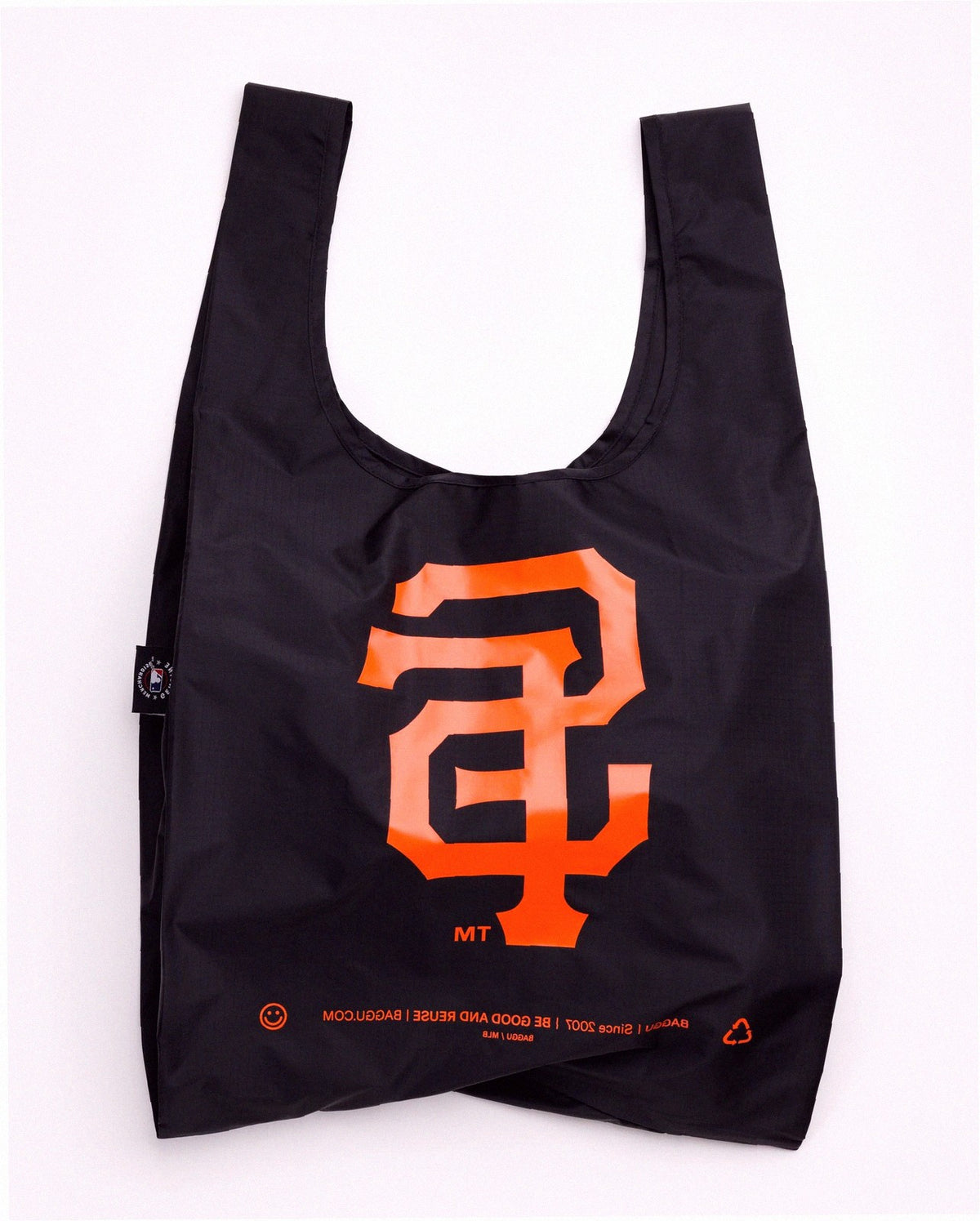 Reusable Nylon Baggu Tote Bag - San Francisco Giants