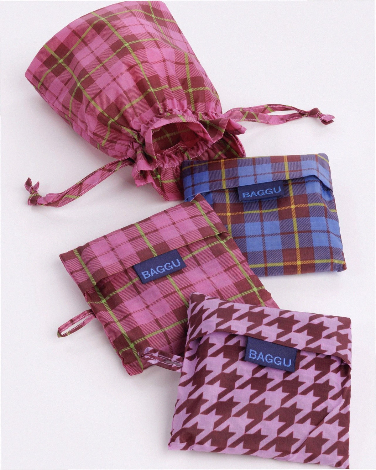 Standard Baggu Set of 3 - Check Mix
