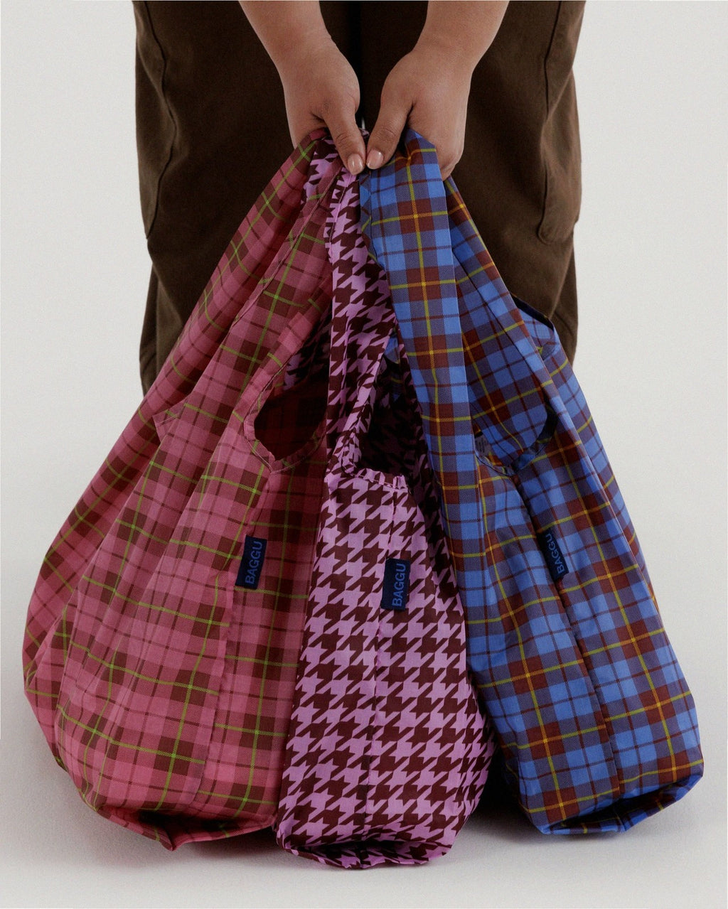 Standard Baggu Set of 3 - Check Mix