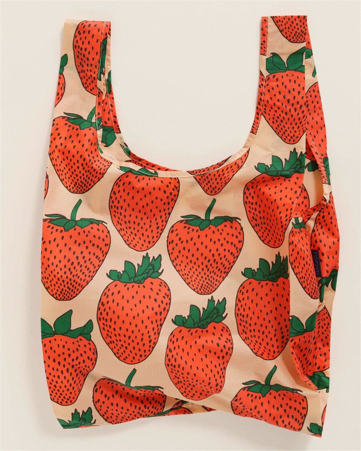 Reusable Nylon Baggu Tote Bag - Strawberry
