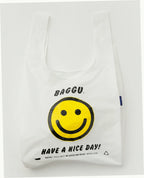 Reusable Nylon Baggu Tote Bag - Thank You Happy