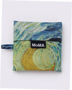 Reusable Nylon Baggu Tote Bag - The Starry Night Vincent Van Gogh